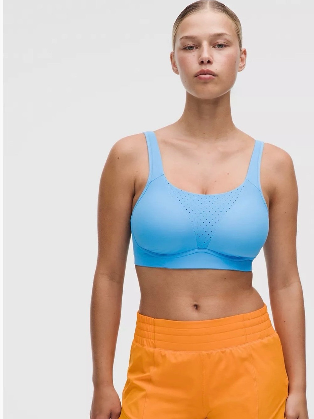 Lulu 🍋 Run Times High Support Bra Blush Pink 34DDD - Picture 5 of 9
